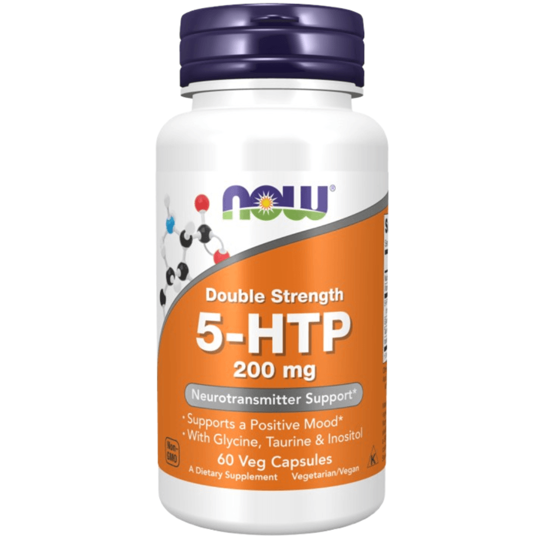 NOW DOUBLE STRENGTH 5HTP 200MG VEG CAPSULES 60'S