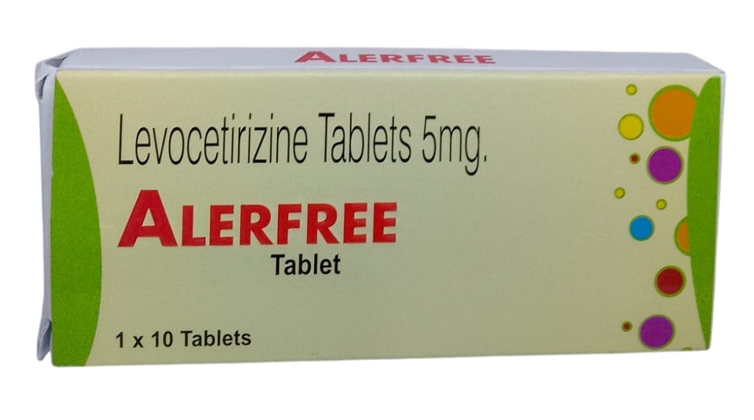 ALERFREE 5MG-LEVOCETRIZINE 10'S