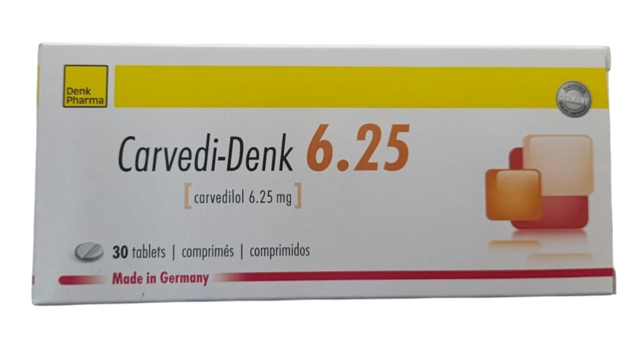 CARVEDI-DENK 6.25MG TABS