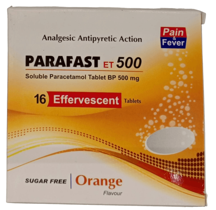 PARAFAST 500MG TABLETS EFFERVESCENCE 16'S