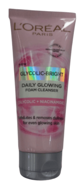 LOREAL GLYCOLIC BRIGHT CLEANSER 100ML