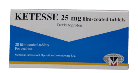 KETESSE TABS 25MG 20'S