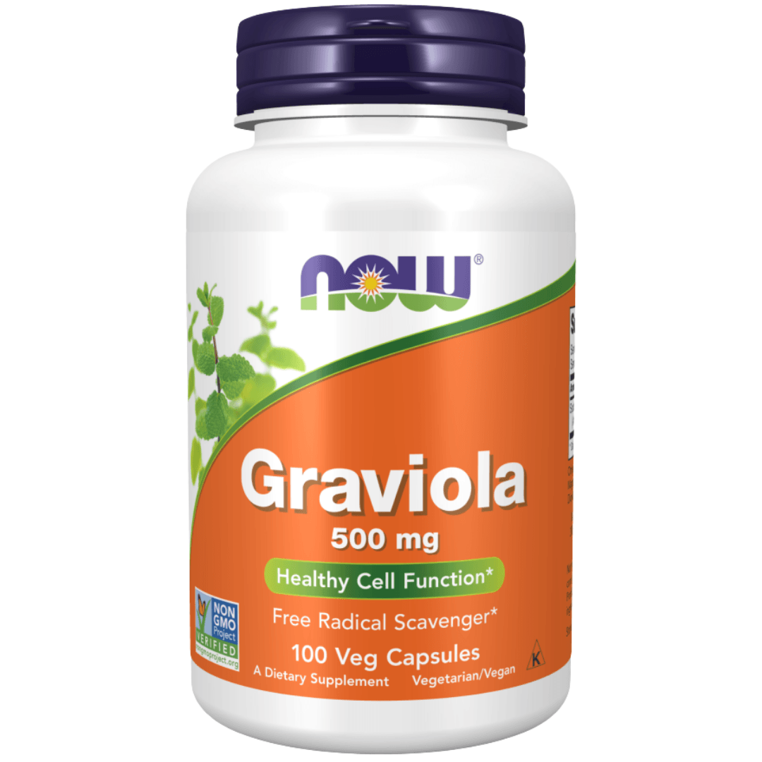 NOW GRAVIOLA 500MG 100VEG CAPSULES