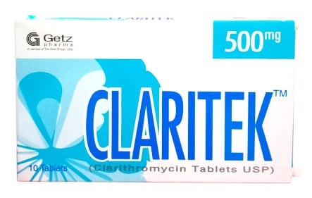 CLARITEK 500MG TABS