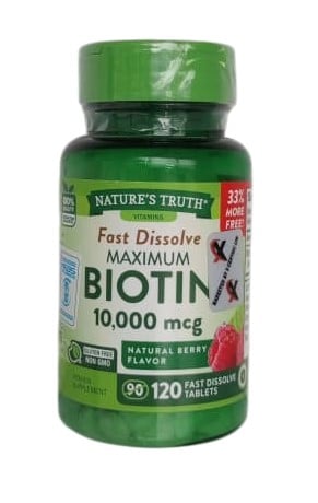 NATURES TRUTH  BIOTIN 10,000Mcg TABLETS 120's