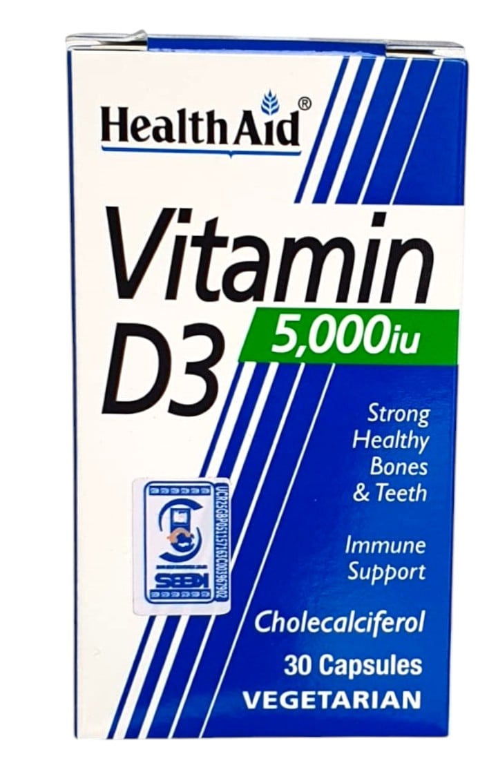 HEALTHAID VITAMIN D3 5000IU 30s