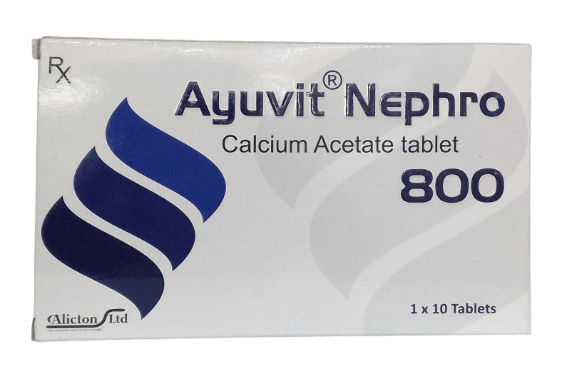 AYUVIT NEPHRO 800MG TABS 10S