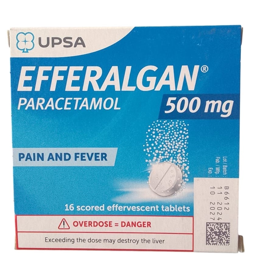 EFFERALGAN EFFERVESCENCE TABS 500MG 16'S