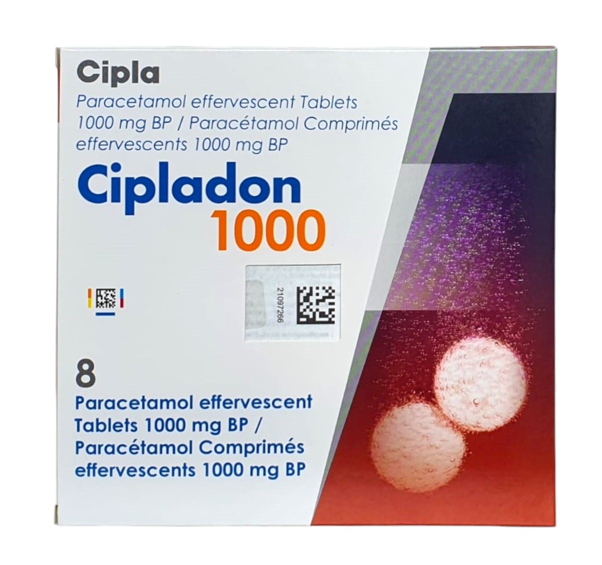 CIPLADON (PARACETAMOL) EFFERVESCENT TABLETS 8'S