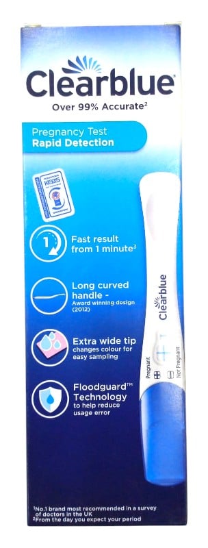 CLEARBLUE PREGNANCY TEST 1'S