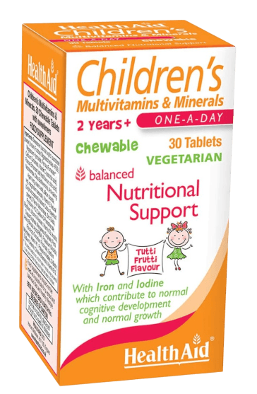 HEALTH AID children multvitAMINS AND MINERALS 90S CHEWABLES (2YEARS)