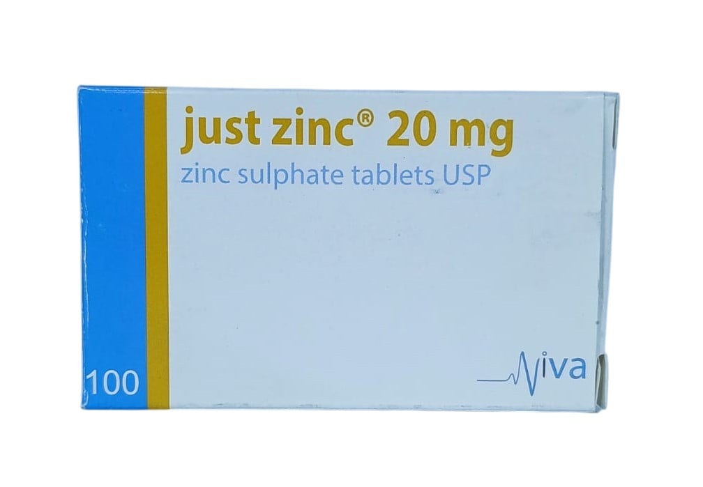 ZINC SULPHATE DISPERSIBLE TABS 20MG 100S