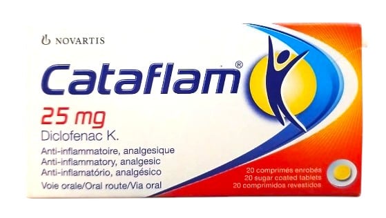CATAFLAM 25MG TABLETS 20'S