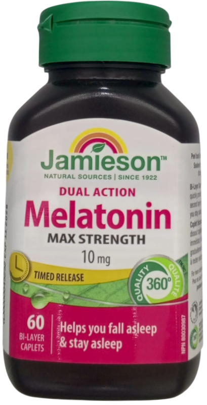 JAMIESON MELATONIN 10MG MAX STRENGTH 60S