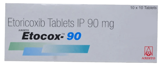ETORED (ETORICOXIB) 90MG TABS 100'S