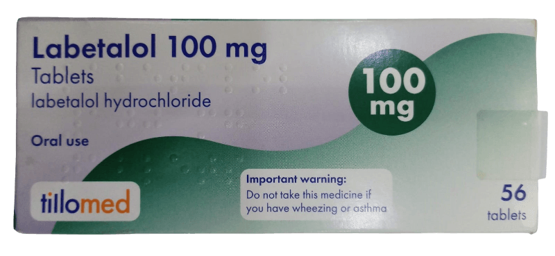 LABETALOL 100MG TABS 56S