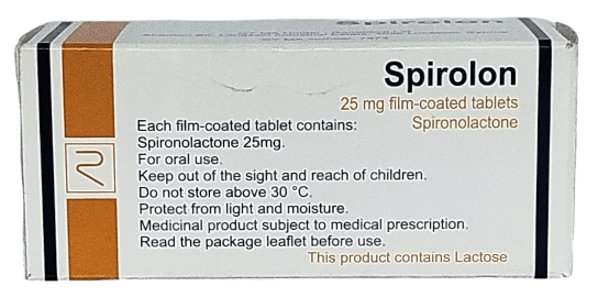 SPIROLON (SPIRONOLACTONE) 25MG TABLETS 100'S