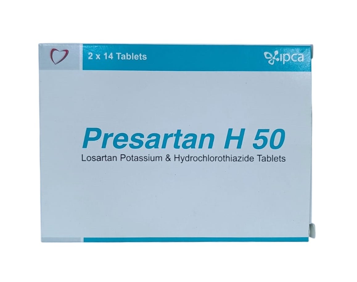 PRESARTAN H 50 TABLETS 28'S