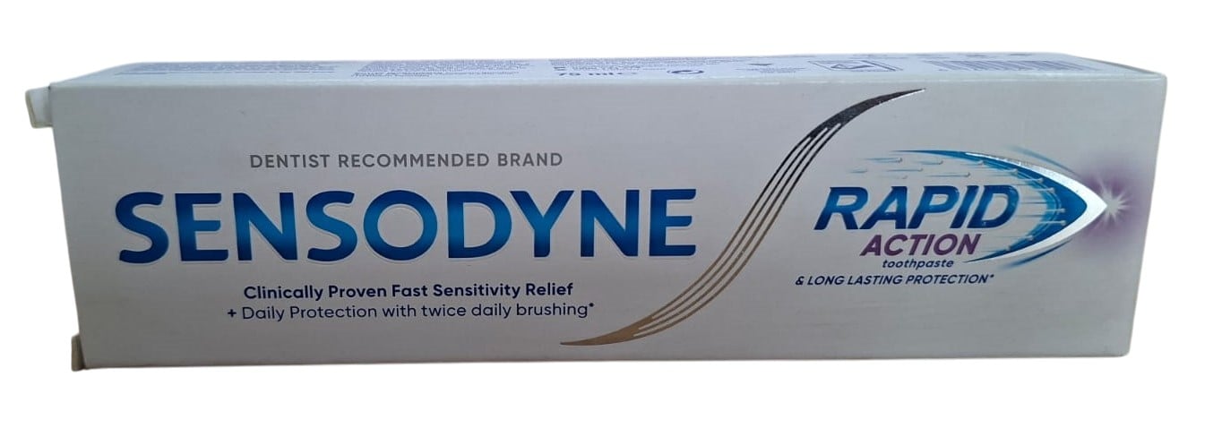 SENSODYNE RAPID ACTION TOOTHPASTE 75ML