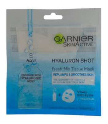 GARNIER 1% HYALURONIC ACID +WATERMELON AMPOULE FACE SHEET MASK- 15G