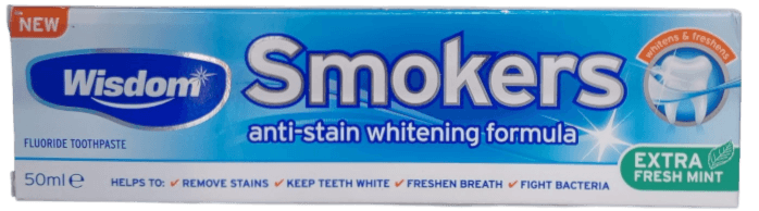 WISDOM SMOKERS TOOTHPASTE