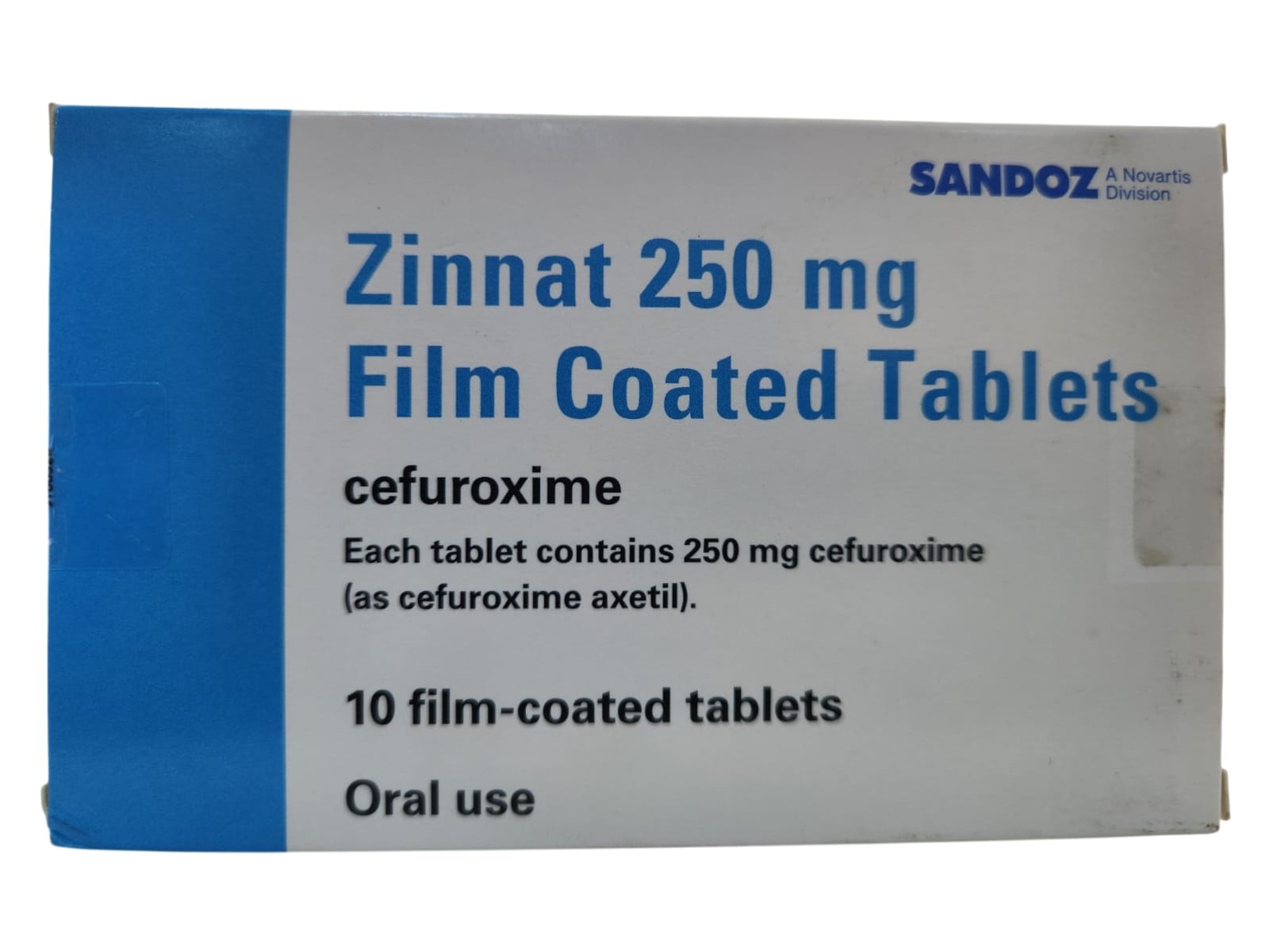 ZINNAT TABS 250MG 10'S