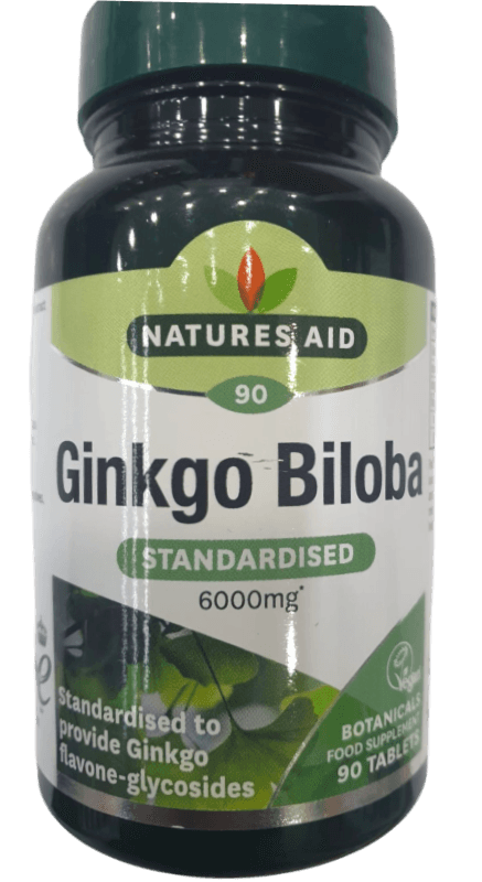 NATURES AID GINKO BILOBA 120MG 90'S