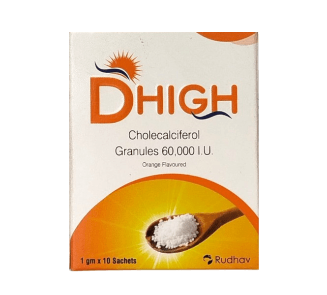 DHIGH SACHETS 10S 60000IU