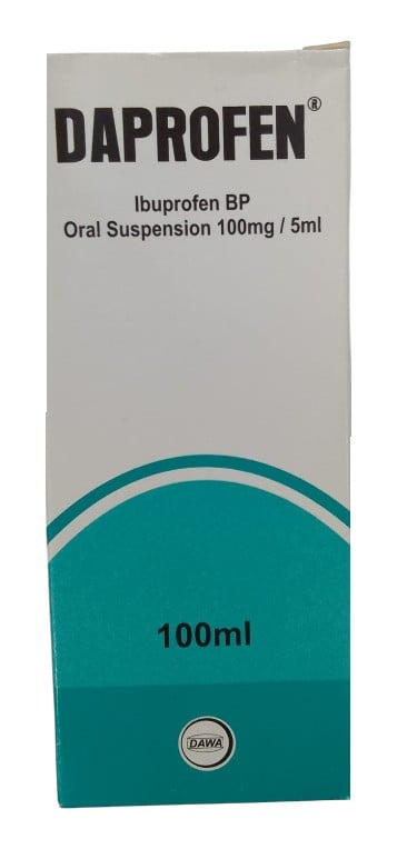 DAPROFEN (IBUPROFEN) SYRUP 100MG/5ML100ML