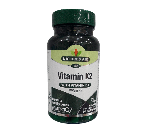NATURES AID K2 D3 100MCG TABLETS 30'S
