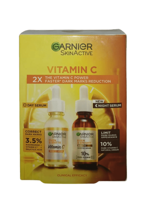 GARNIER VIT C DAY AND NIGHT 30ML KIT(BRIGHT COMPLETE PACK)