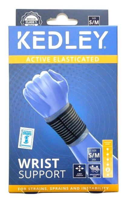 KEDLEY ELASTICATED WRIST SUPPORT SM