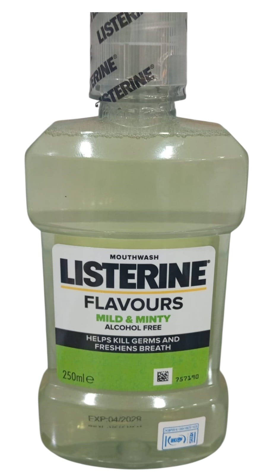 LISTERINE MILD&MINTY ALCOHOL FREE 250ML