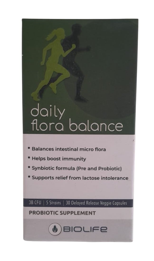 Avalife BIOLIFE Daily Flora Capsules, 30 Count