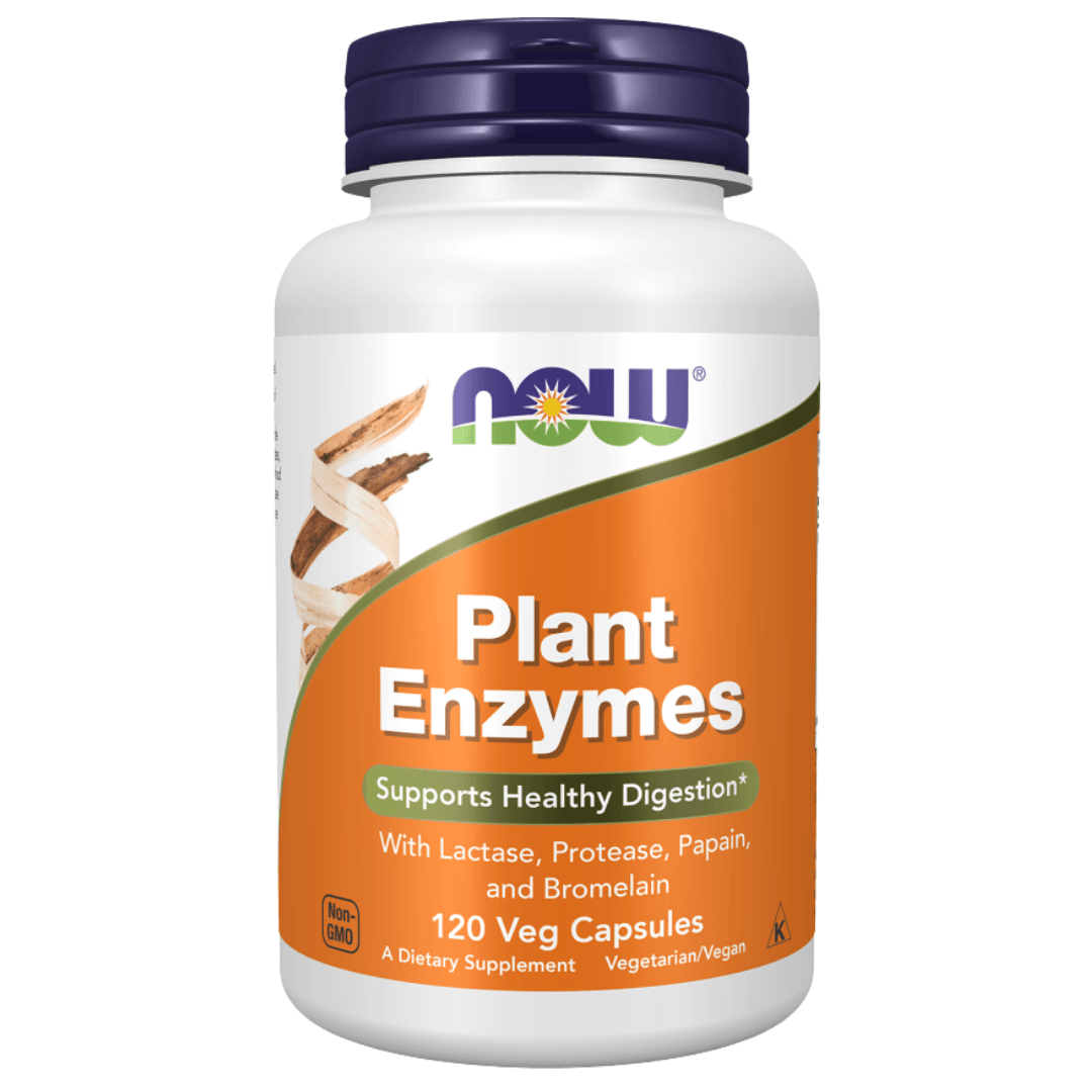 NOW PLANT ENZYMES 120 VEG CAPSULES
