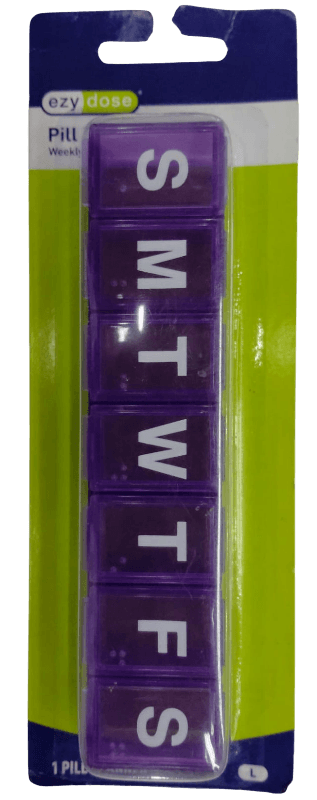 PILL PLANNER WEEKLY LARGE 67006