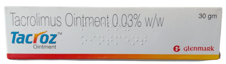 TACROZ OINTMENT 0.03%W/W 30GMS