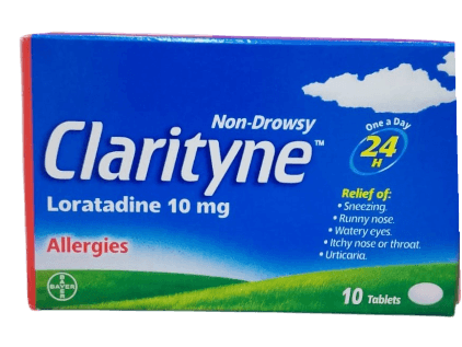 CLARITYNE (LORATADINE) 10MG TABLETS 10'S