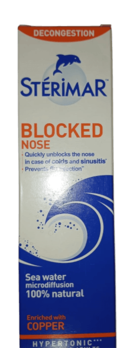 STERIMAR BLOCKED NOSE COPPER HYPERTONIC 100ML CHILDREN&ADULT