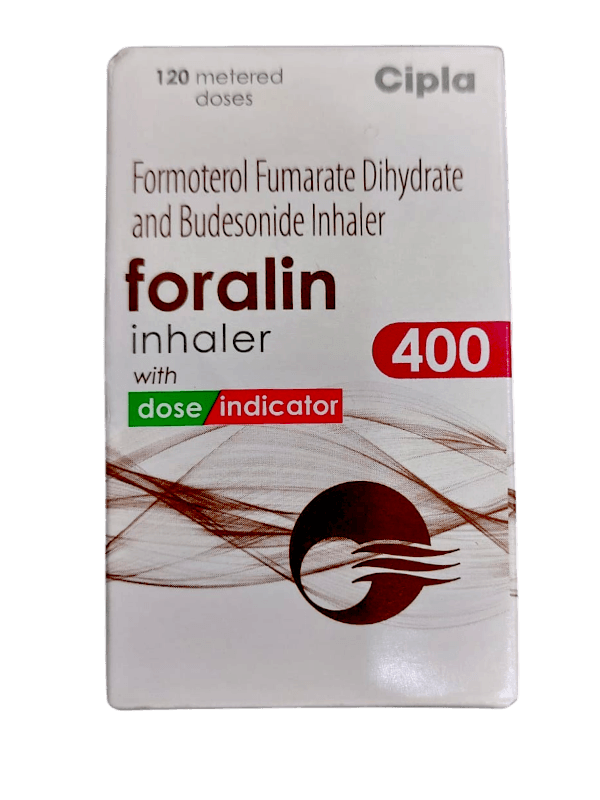 Cipla Foralin Inhaler 400, 120 Metered Doses