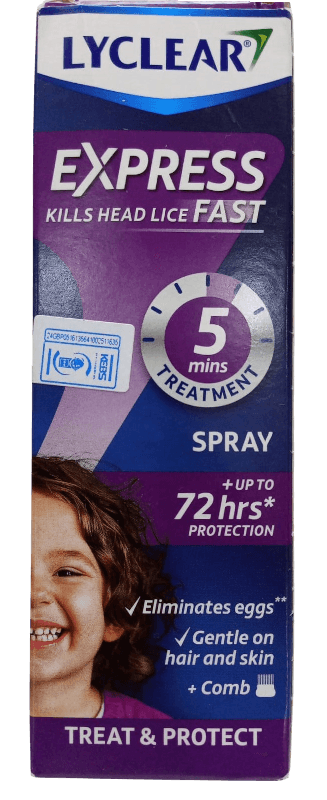 LYCLEAR EXPRESS HEAD LICE SPRAY 100ML