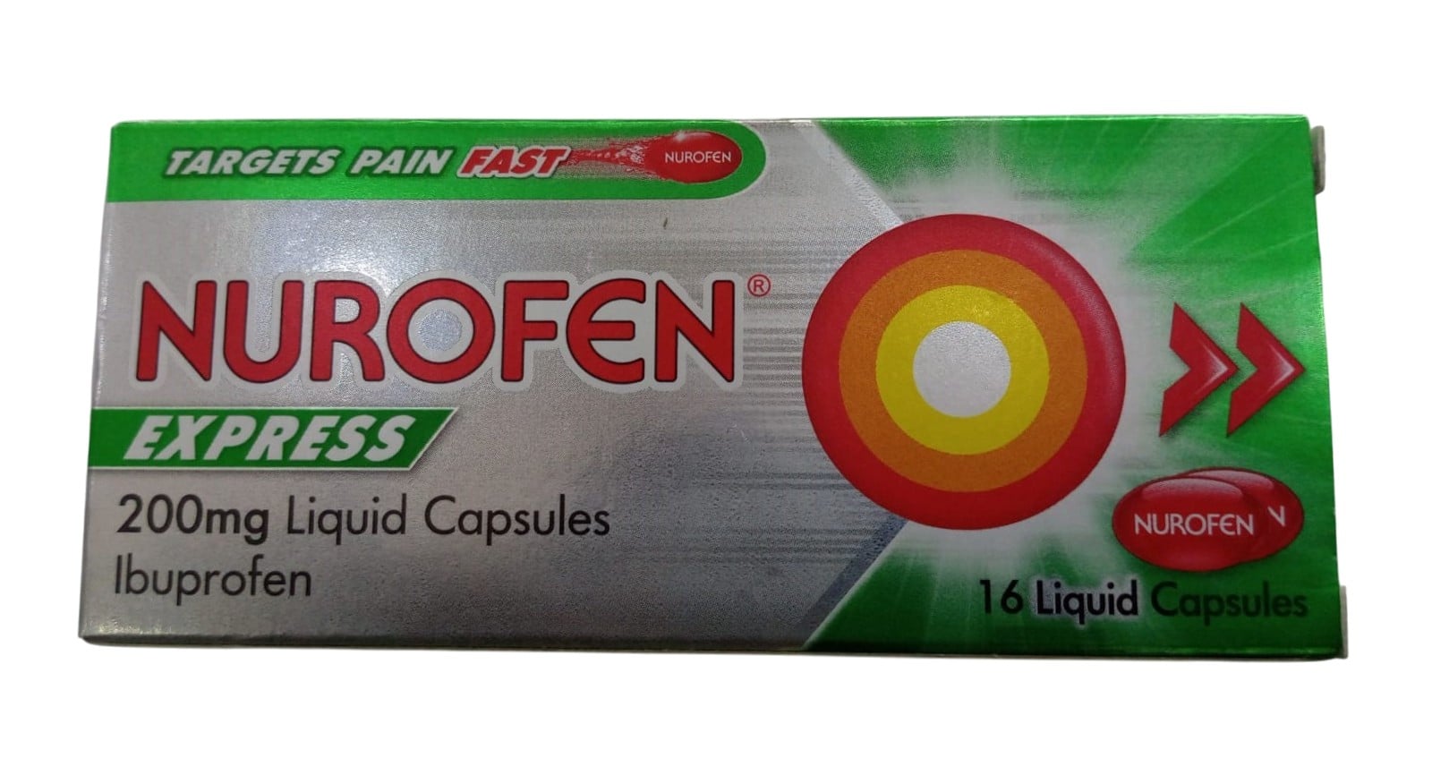 NUROFEN EXPRESS CAPSULE 200MG 16'S