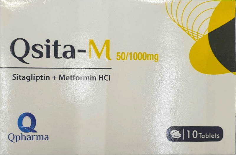 QSITA M 50MG/1000MG TABLETS 10'S