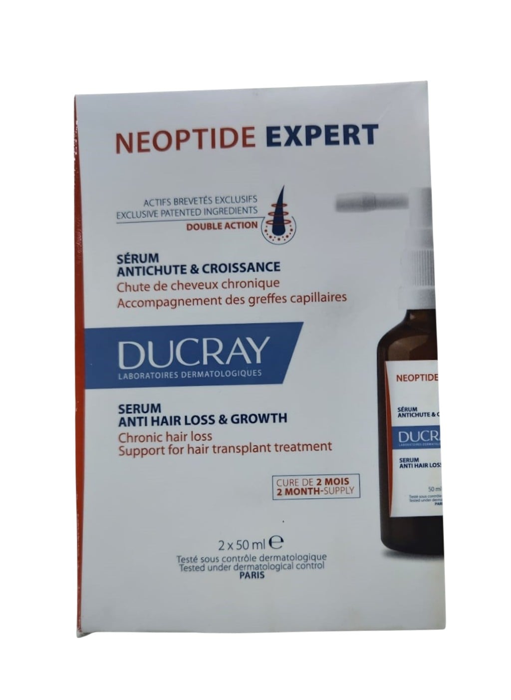 DUCRAY NEOPEPTIDE SERUM ANTI HAIR LOSS EXP 2X50ML