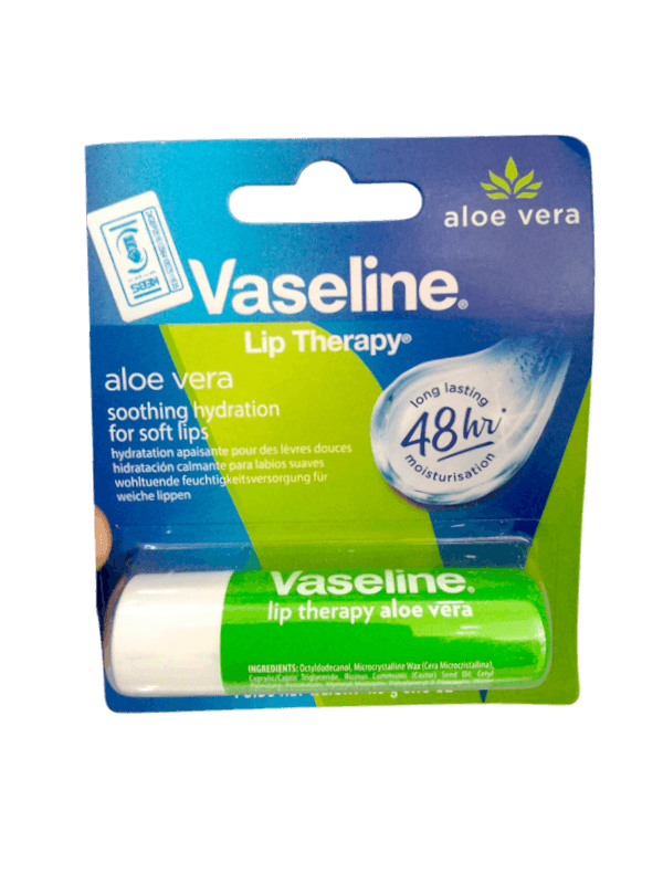 VASELINE ALOE VERA LIP THERAPY, 4.8G