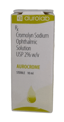 AUROCROME 2% W/W DROPS EYE DROPS 10ML