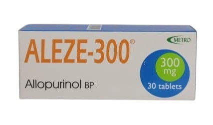 ALEZE 300MG (ALLOPURINOL) TABLETS 30'S