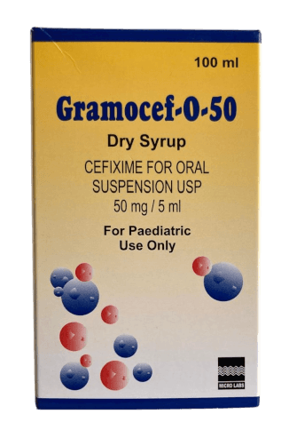 GRAMOCEF O 50MG/5ML 100ML
