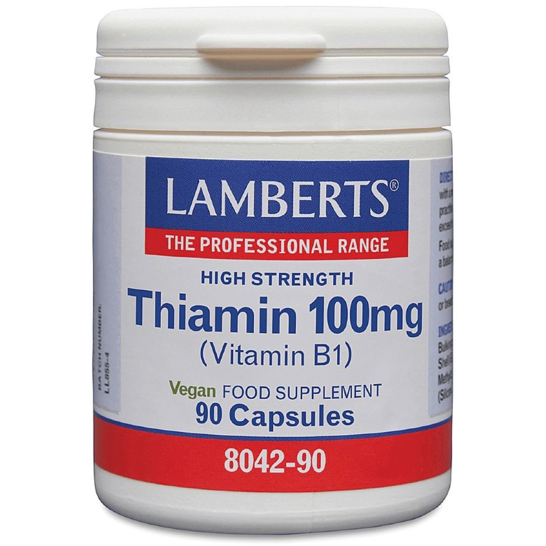 LAMBERTS VITAMIN B1(THIAMIN) 100MG-90 CAPSULES