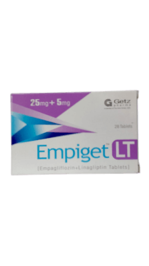 EMPIGET LT 25/5MG EMPAGLIFLOZINE + LINAGLIPTIN TABLETS 28'S